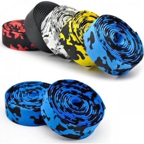 Mountain Bicycle Handlebar Tape Non-Slip Mtb Cycling Accessories Road Bike Parts Racing Handle Bar Strap 2 Plugs Bandage Belt