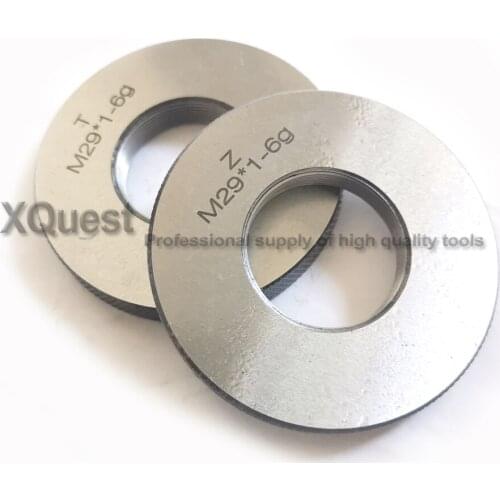 Metric thread ring gauge gauges set 6g M29 M29X3 M29X2 M29X1.5 M29X1 GO NOGO T Z Fine screw thread Ring gage gages M29*2 M29*1
