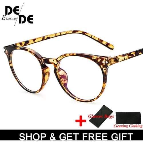New Fashion Brand Glasses Frame Vintage Women Reading Eyewear Optical Men Computer Glasses