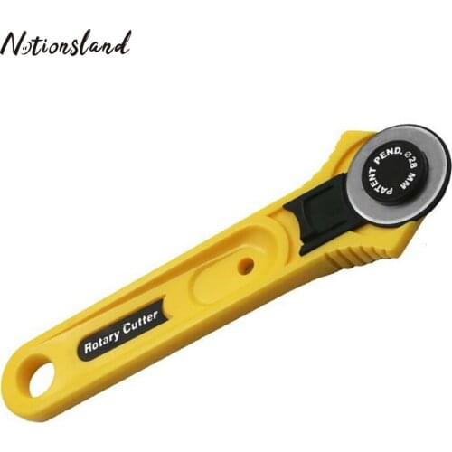 28mm Rotary Cutter Leather Cutting Tools for DIY Fabric Circular Cutting Patchwork Leather Cutter Craft Knife Sewing Tool