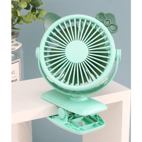 Portable Fan Electric USB fan With Clip Rechargeable Handheld Fan Cute Animal Cooling fan for Home Office