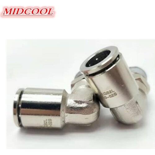 Copper nickel-plated connector Metal One-touch Fittings KQB2L series KQB2L04-M5N