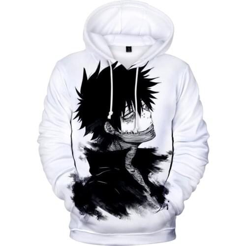 2021 My Hero Academia Dabi 3D Print Hoodie Sweatshirts 2021 Anime Cosplay Streetwear Hoodies Women And Boys/girls Dabi Pullover