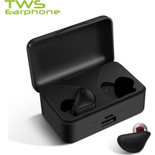 TWSearphone D017 2020 New TWS Headphone Ultra Mini Sport Earphone Large Charging Capacity Earbuds With Mic For Iphone Huawei