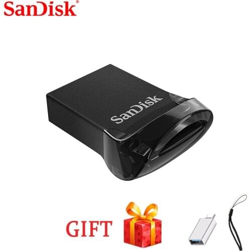 USB Flash Drive 100% SanDisk CZ430 mini pendrive USB 3.1 flash drives 64gb 16GB Up to 130MB/S USB Stick 32gb 128GB 256G tablet