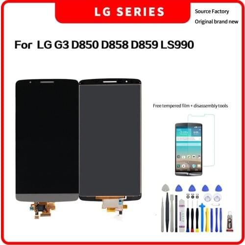 For LG G3 D850 D858 D859 LS990 LCD For LG G3 Display LCD Screen Touch Digitizer Assembly D850 D858 D859 LS990 LCD