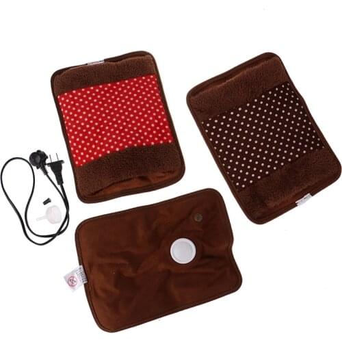 1PC Plush Cartoon Winter Hot Water Bottle 220V Hand Warmer Electric Warmer Charging Heat Bag