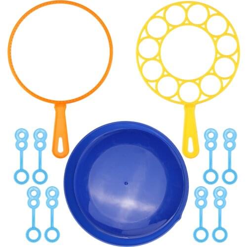 11pcs Funny Bubbles Makers Bubble Making Wand Blowers for Kids Adults Outdoor Playtime Birthday Party Backyard Game Random Color