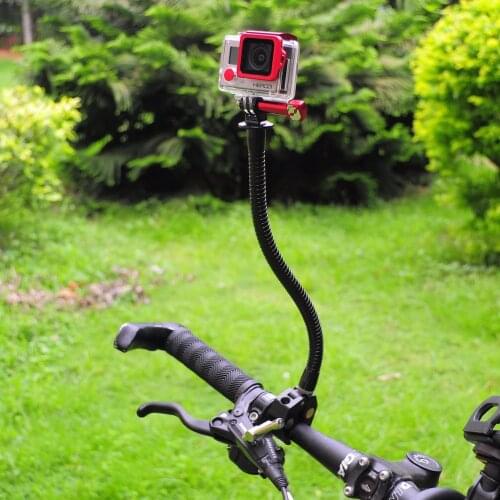 Fantaseal Jaws Flexible Clamp Mount with Adjustable Gooseneck for GoPro Hero 6 5 7 4 Sjcam Yi 4K Action Camera Tripod Accessory