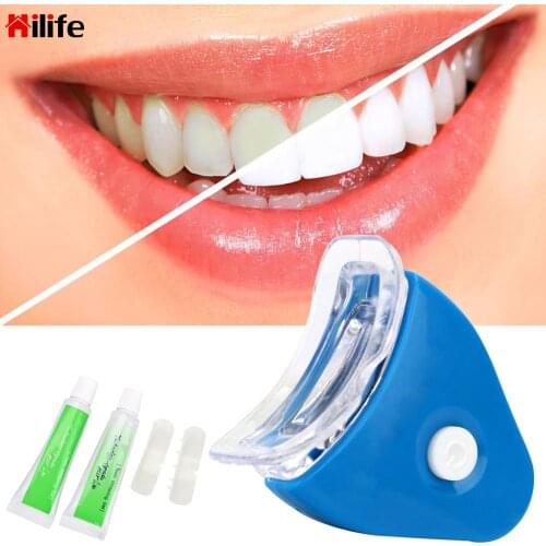 Oral Care Toothpaste Kit 1 Set LED Cool White Teeth Whitening Tooth Whitening Gels For Clean Teeth Bathroom Product