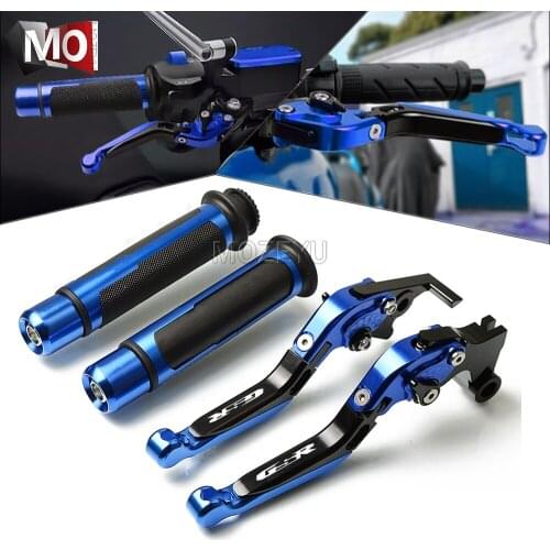 Motorcycle CNC Adjustable Brake Clutch Levers Handlebar Hand Grips For Suzuki GSR600 GSR 600 2006-2011 2007 2008 2009 2010