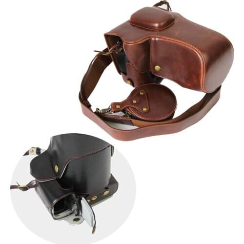 New Luxury Video Camera Case Bag For Canon 1200D 1300D 18-55mm Lens Camera Cover With Strap +Mini Pouch +Open Battery Directly