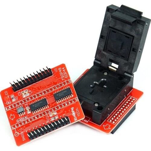 BGA48 ZIF Adapter/Adaptor TSOP48/SOP44 Support NAND Flash Only for TL866II Plus Programmer Calculator Smart Chip Test Product