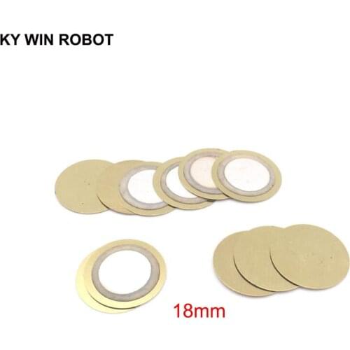100 Pcs/Lot Piezoelectric Piezo Ceramic Wafer Plate Buzzer Loudspeaker Dia 18mm For Arduino Diy