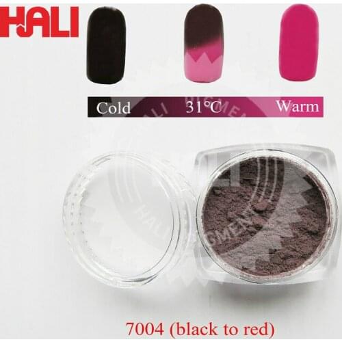 Sell color to color thermochromic pigment, hot sensitive pigment powder, 31C black to red, 1 lot=10gram, free shipping