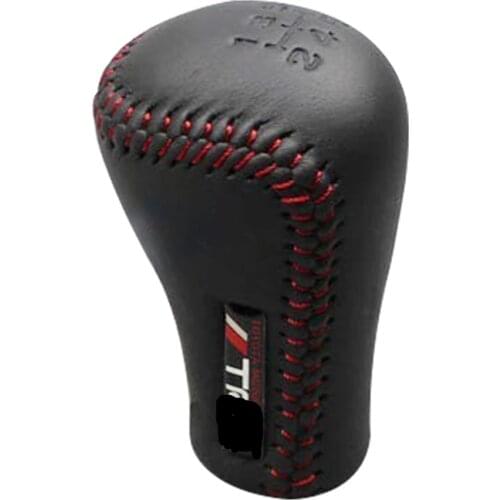 PU Leather Gear Shift Knob for TOYOTA TRD TR Gear shift Shifter Stick Lever Headball MT