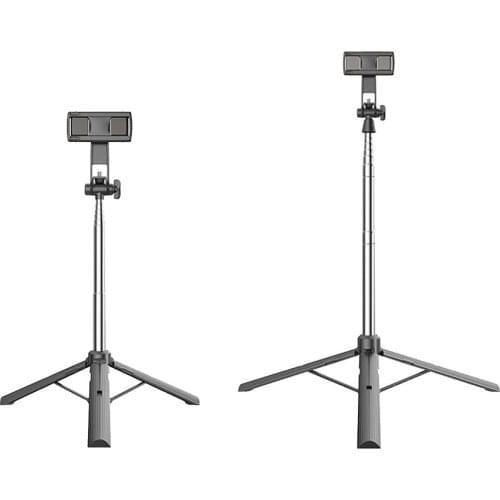 Selfie Stick Standing Gimbal for Smartphone Stainless Steel Shutter Remote Extendable Bluetooth-compatible Remote with Stand