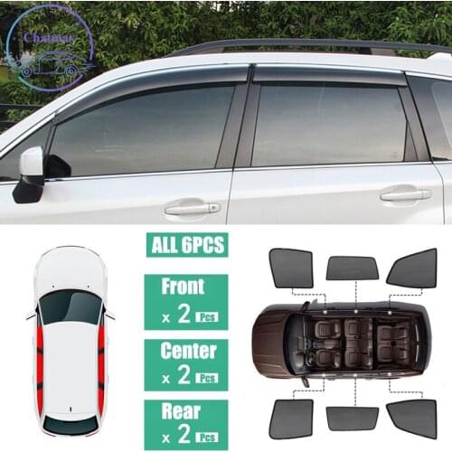 For Subaru Forester 2013-2018 Window Sunshade UV Protection Ray Blocking Mesh Laser Block Black Net Yarn