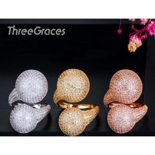 ThreeGraces Jewelry Women's Gold Rings