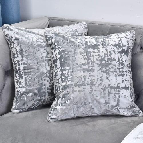 Velvet Pillow Cover Nordic Cushion Cover 45x45cm Luxury Crushed Velvet Decorative Pillows for Sofa Home Decor Pillow Case