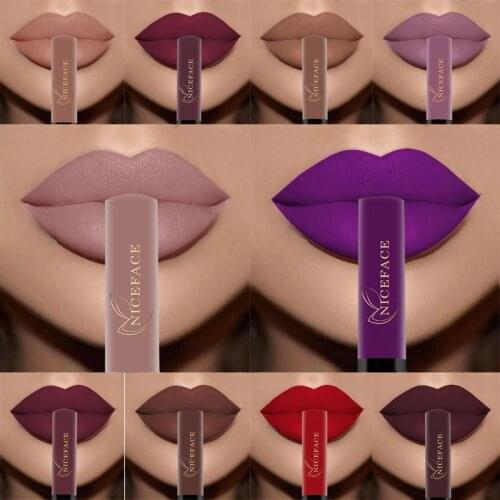 25 color lip gloss velvet matte liquid lipstick waterproof and long-lasting non-stick lipstick sexy nude lip lip gloss cosmetics