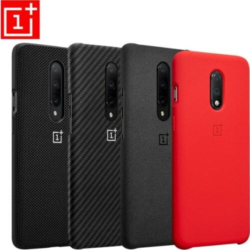 Oneplus 7 Pro Case Original 100% from Oneplus Official Protective Cover Nylon bumper Sandstone Case one plus 7 Oneplus 6T
