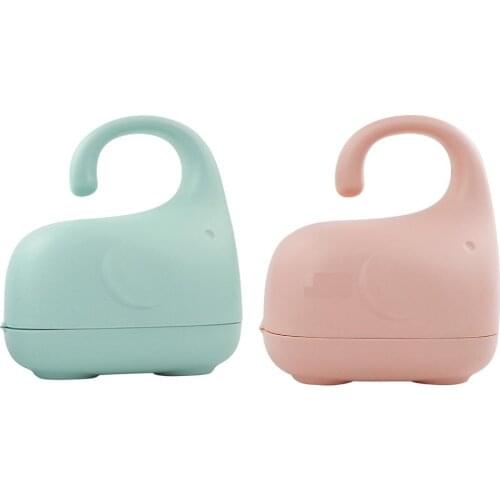 Colorful Mini Pacifier Case Silicone Portable Pacifier Holder Teether Storage Box Container For Infant Newborn Care Accessories