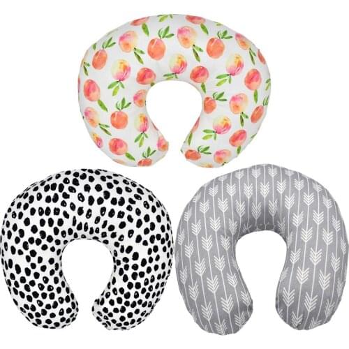 Baby U-shaped Elastic Nursing Pillow Cover Washable Pillow Case Slipcover For Maternal Breastfeeding(Without pillow)