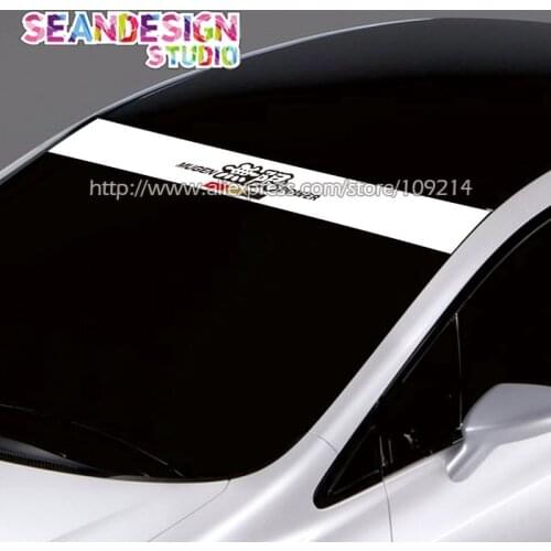 For Honda Mugen Power Type B NSX FIT Accord S2000 CIVIC Auto SUV Sticker Decals Waterproof Windshield Sticker QCPP