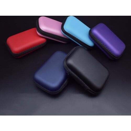 Earphone Wire Storage Box Data Cable Bag Earbuds Key Coin SD Case Zipper Protective Digital Gadget Devices Organizer Travel Bags