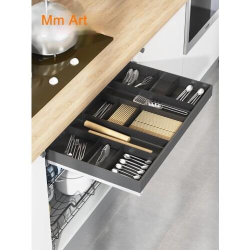 Kitchen Cabinet Tool Basket Cutlery Tray Kitchen Cabinet Removable Partition