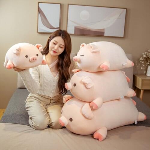 Cartoon oreiller de coussin de cochon bobo soft fabric bobo pig plush animal cross pillow cushion home decoration undeformed gif