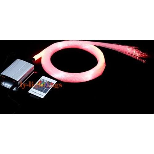 DIY home decoration optic fiber light kit led light pack optical fibres RGB color change wireless RF remote star ceiling light