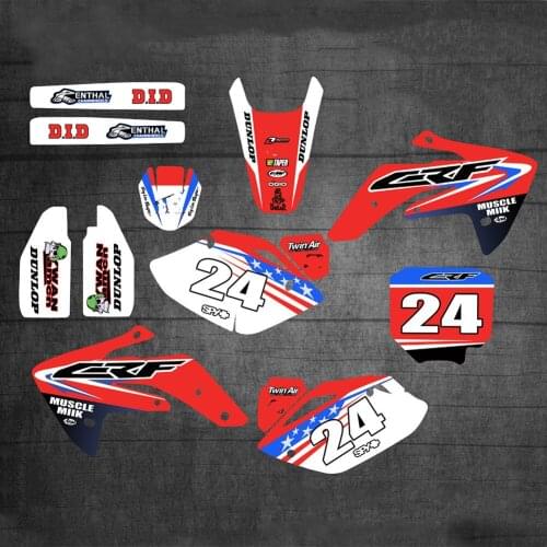 Motorcycle GRAPHICS DECALS STICKERS kits For Honda CRF150R CRF150 R 2007 2008 2009 2010 2011 2012 2013 2014 2015 2016 2017 2018