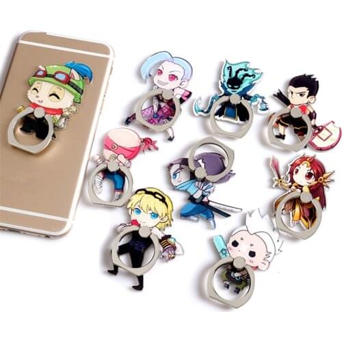 New League of Legends Game LOL Lee Sin Yasuo Cosplay Prop Cute Teemo Mobile Phone Foothold Support Holder Stand Steady Rotatable