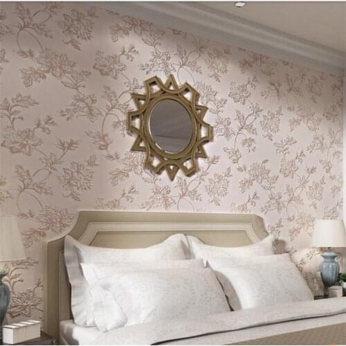 Beibehang Jane European wallpaper environmental clouds carved wallpaper exquisite embossed wallpaper TV background bedroom
