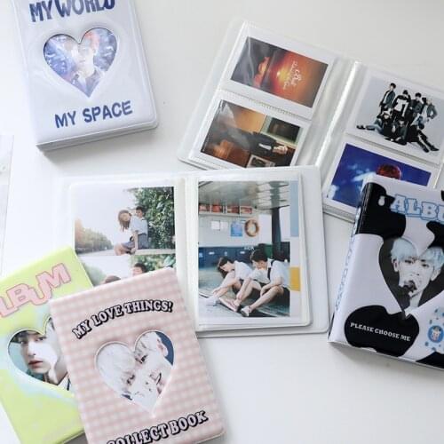 Cartoon Heart Album PP Pages Holds 64 Pcs Photos for 4 Inch 7.6 x 10.2cm Photo Album