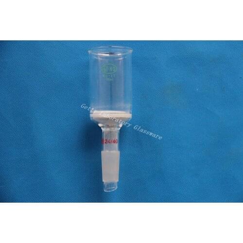 100ml Glass Buchner funnel filter, 3# core size 15-40 Micron, with 24/40 standard joint