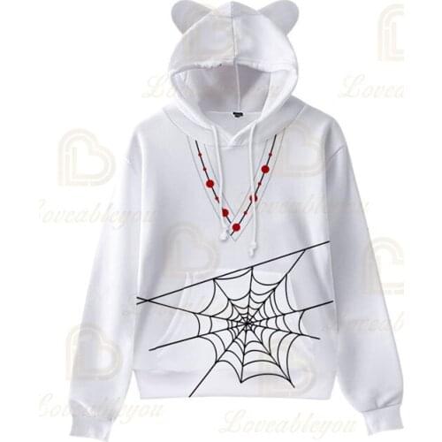Hip Hop Sweatshirts 3D Print Demon Slayer Hoodies Men Cat Ears Demon Slayer Hoodies Boys/Girls Male Hoody Hoodies