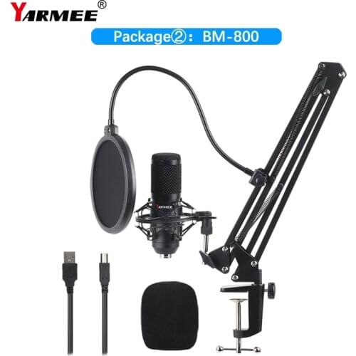 Usb Microphone for Computer Condenser Microphone BM800 microfono condensador profesional
