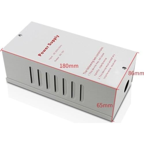 Access Control Power Supply Transformer Door Supplier Adapter Covertor System Machine DC 12V 3A/12V 5A AC 220V