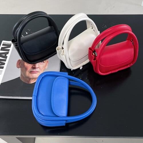 2021 Fashion New Cover Women‘s Bags Female Mini Top Handle Handbags PU Leather Youth Shoulder Crossbody Phone Bag Whole Sale