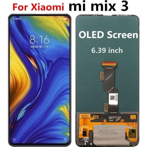 6.39" OLED Mix3 Lcd For Xiaomi Mi Mix 3 MIX 3 LCD Display Touch Screen Digitizer Assembly Replacement For Xiaomi Mi Mix3 Lcd