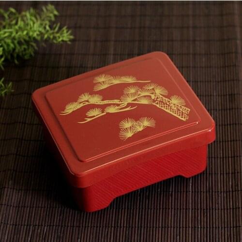 10pcs Food Container Storage Box Japanese Sushi Lunch Bento Boxes Plastic Business Dinnerware Set