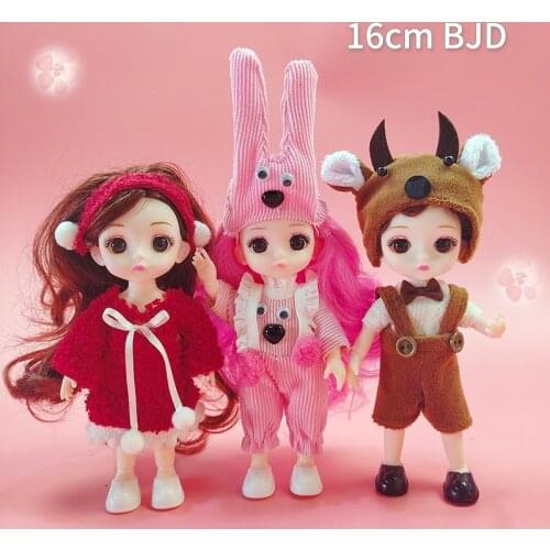 16cm BJD Doll Dress Up Princess Doll Girl Toy Gift Bjd Doll