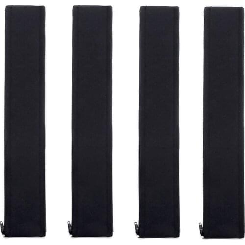 19' Zipper Neoprene Cable Management Sleeves Flexible Cable Cover Organizer