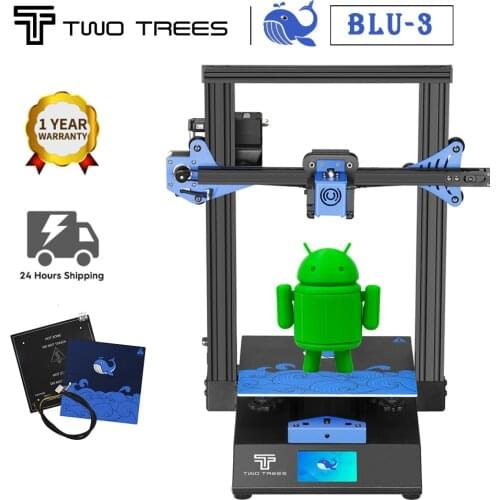 Twotrees 3D Printer BLUER V2 Upgraded Optional Resume Power Failure Printing Masks KIT Hotbed PEI+Magnetic Base TMC2208