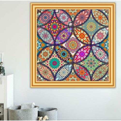 Full Square Round Drill 5D Diamond Painting Flower Cross Stitch Diamond Embroidery Mosaic Picture Rhinestones Handicraft Decor