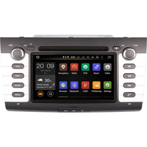 Car GPS Navigation Android 10.0 Car Radio DVD Player For Suzuki Swift 2004-2010 7 Inch HD DVD BT Multimedia Player