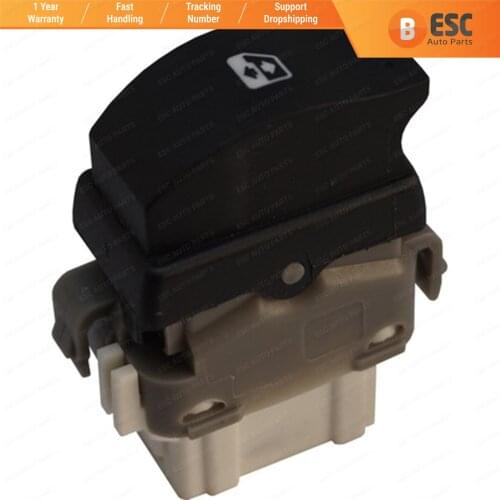 ESC EDP860 Rear Window Control 6-Pin Switch 8200315024 for Renault Megane Laguna 2 Espace 4